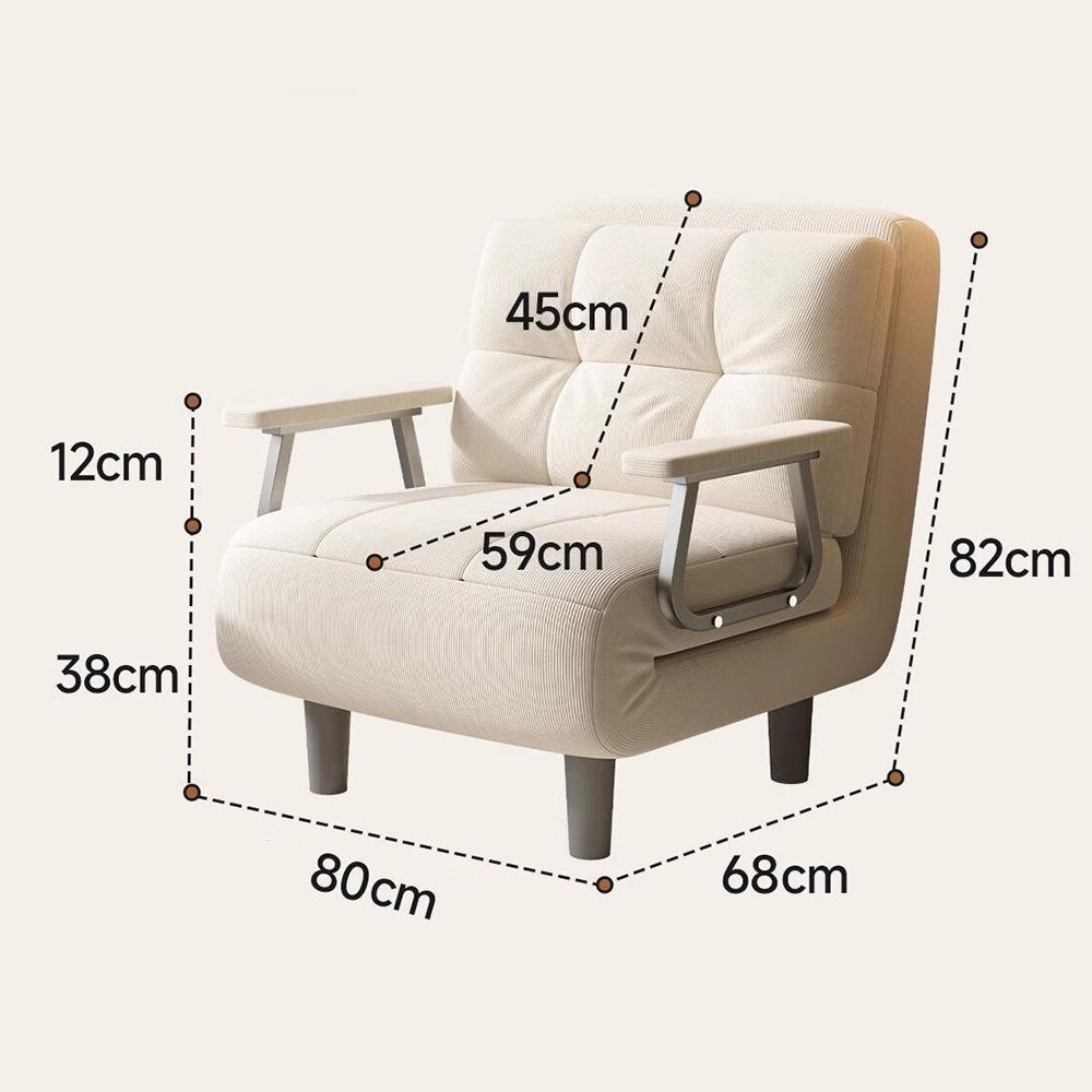 Folding Sofa Bed Dual-Use for Living Room Bedroom Single Person Long-Term Sleeping Lazy Sofa New Home Furniture