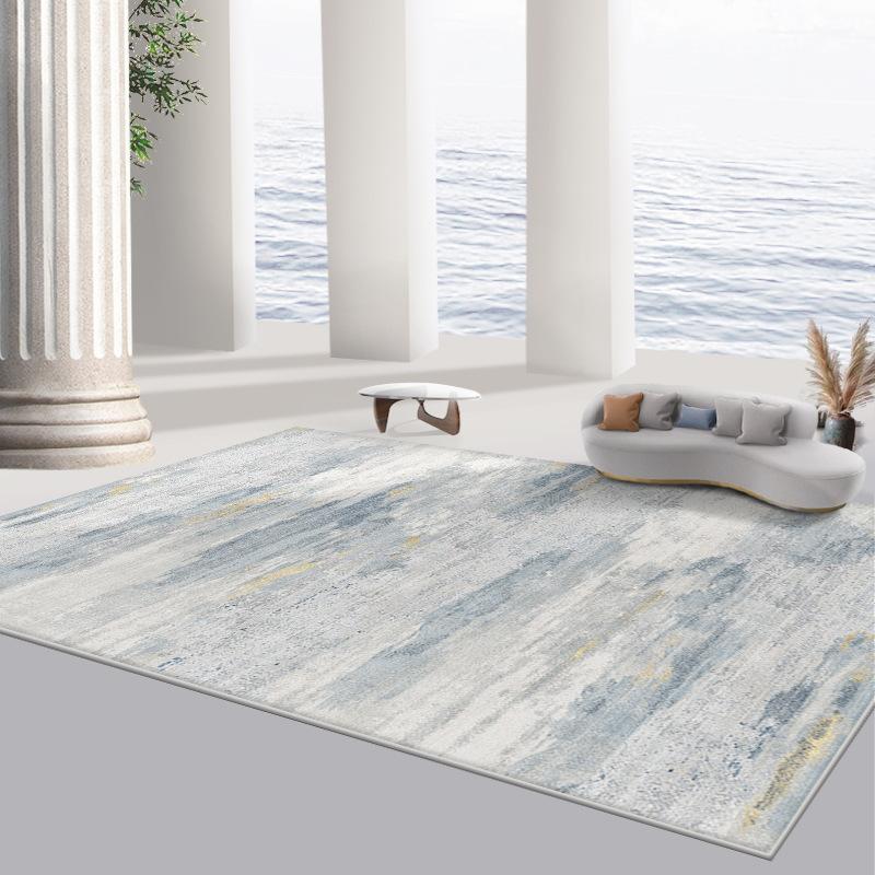 Japanese Modern Living Room Rugs Decoration Home Thickened Stretch Flannel Floor Mats Children's Bedroom Rug Large Area Carpets