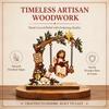 Vintage Wooden Jesus Swing Ornament Religious Christian Tabletop Decor  Home Desktop Decoration