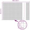 Welded Wire Fence with Concrete Foundation 10 x 0.8 m (W x H)