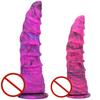 Большой животный смешанного цвета дилдо анальная пробка секс-игрушка монстр насекомое узел пенис ягодицы клитор стимулятор для пары товары для взрослых