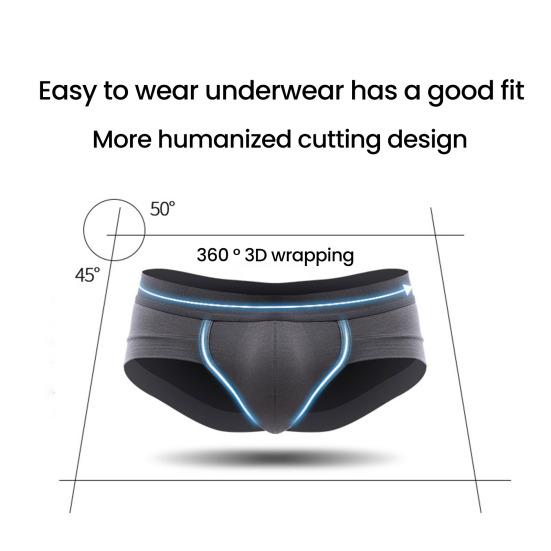 Мужское нижнее белье боксеры с низкой посадкой, однотонные, U-образные трусы, мягкие, дышащие, удобные, облегающие, эластичное нижнее белье, для повседневной носки