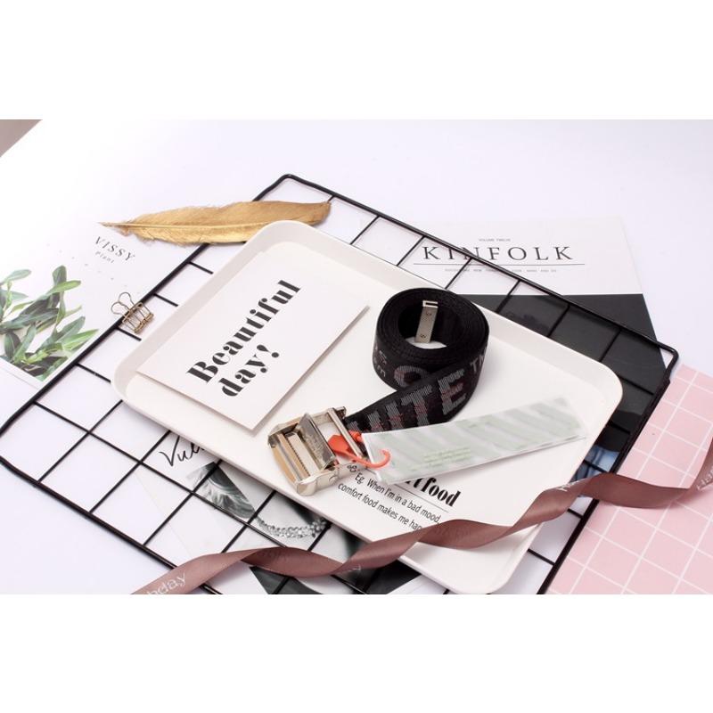 Новый холщовый ремень в индустриальном стиле OFF-white, тот же модный ремень