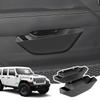 LANGBEAN Jeep Wrangler JL Хранение в ручке двери Водительская и пассажирская стороны Автомобиль Wrangler JL Внутренние мелкие предметы ABS Набор из 2 коробок, карманов,