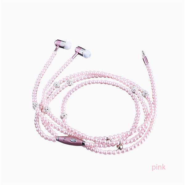 Проводные Спортивные Стерео Универсальные Наушники Внутриканальные Наушники-Жемчужное Ожерелье С Микрофоном
