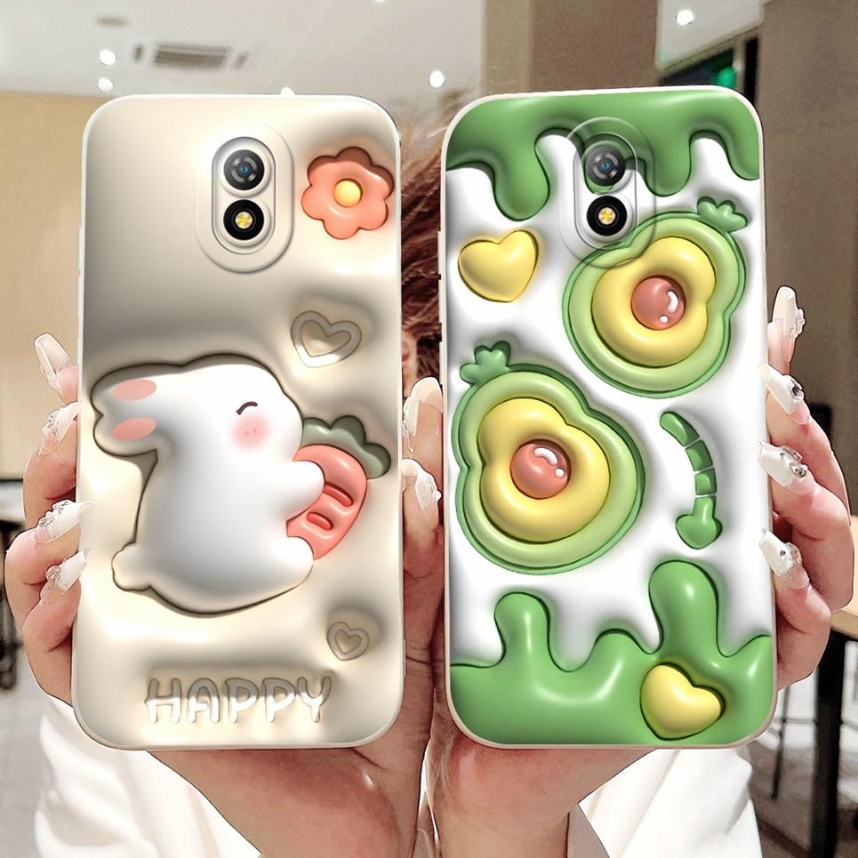 For Itel A16 / Itel A16 Plus Phone Cases Cover Flowe Rabbit Panda Avocado Soft Silicone Protective Bumper itela16 a16+ a16plus