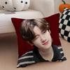 singer charming BBaekhyun Cushion Cover Throw Pillow Cover Hidden Button Durable Polyester Chair Cushion
