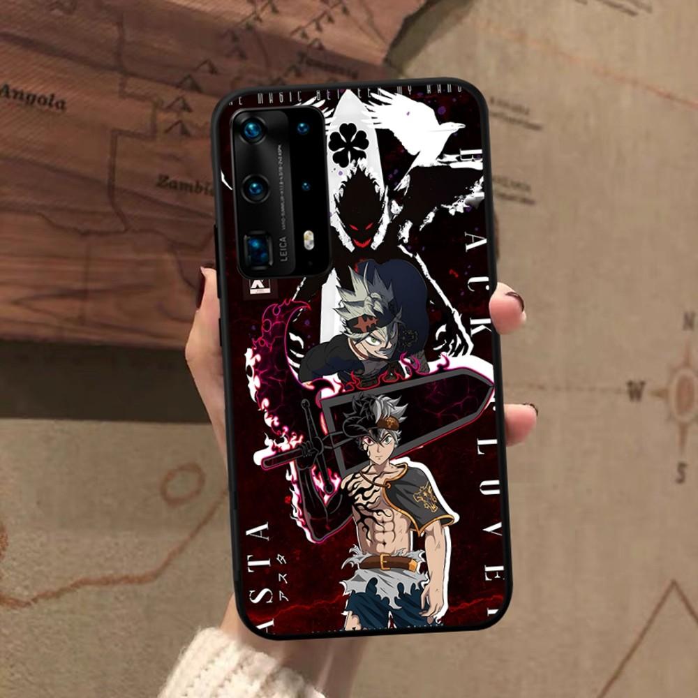 Black Clover Phone Case For Huawei P 8 9 10 20 30 40 50 Pro Lite Psmart Honor 10 Lite 70 Mate 20lite