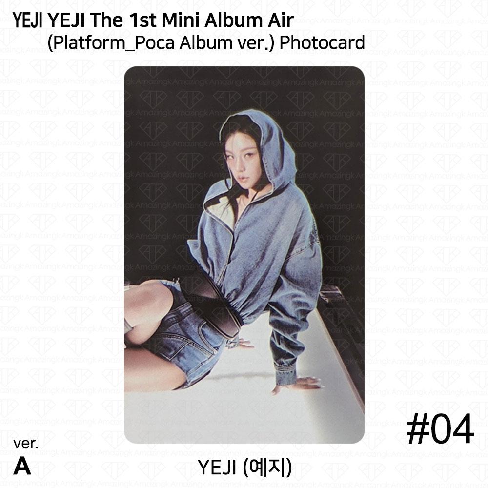 Yeji The 1st Mini Album AIR Official Photocard Platform Poca album ver ITZY KPOP