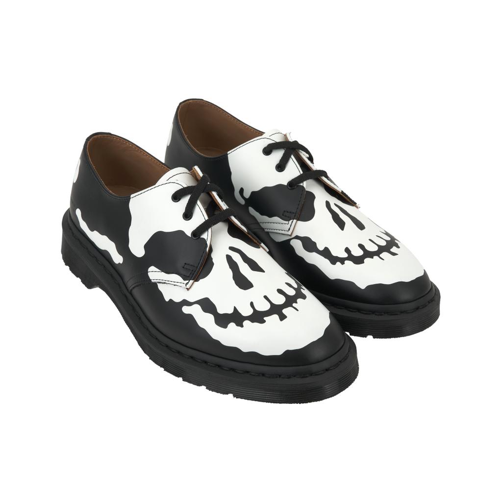 Supreme x Dr. Martens 1461 3-Eye Shoe Skull - Black White Unisex Sneakers 42936001