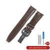 Для IWC Portuguese Series IW503312 IW500713 IW371614 Эластичные Водонепроницаемые Влагостойкие Плетеные Ремешки из Натуральной Коровьей Кожи 20 22 мм