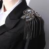 Brooch Shoulder Board Rhinestone Shoulder Flash Jewelry Fringe Shoulder Mark  Party