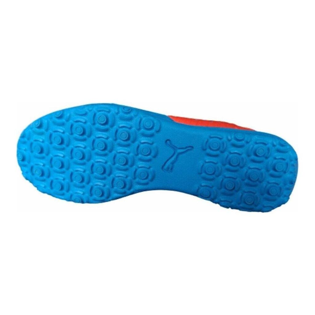 Puma Шипованные бутсы Future 19.4 TT Jr для игры на искусственном газоне Детские кроссовки Оранжевый Синий 105558-01
