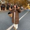 Autumn Winter Thicken Warm Parka Women Casual Sweety Solid Color Big Pocket Loose Hooded Coat Jackets Outwear