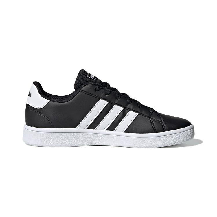 Adidas Neo GRAND COURT K Abrasion Resistant Abrasion Resistant Low top Skateboard Shoes Black Kids' EF0102
