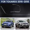 Светодиодная полоса Дневные ходовые огни для фар автомобиля Для VW Touareg 2016-2018 Аксессуары для фар