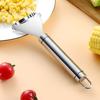   Stainless Steel Corn Cob Remover, Corn Kernel Stripper Tool, Kitchen Gadget for Quick Corn Removal    