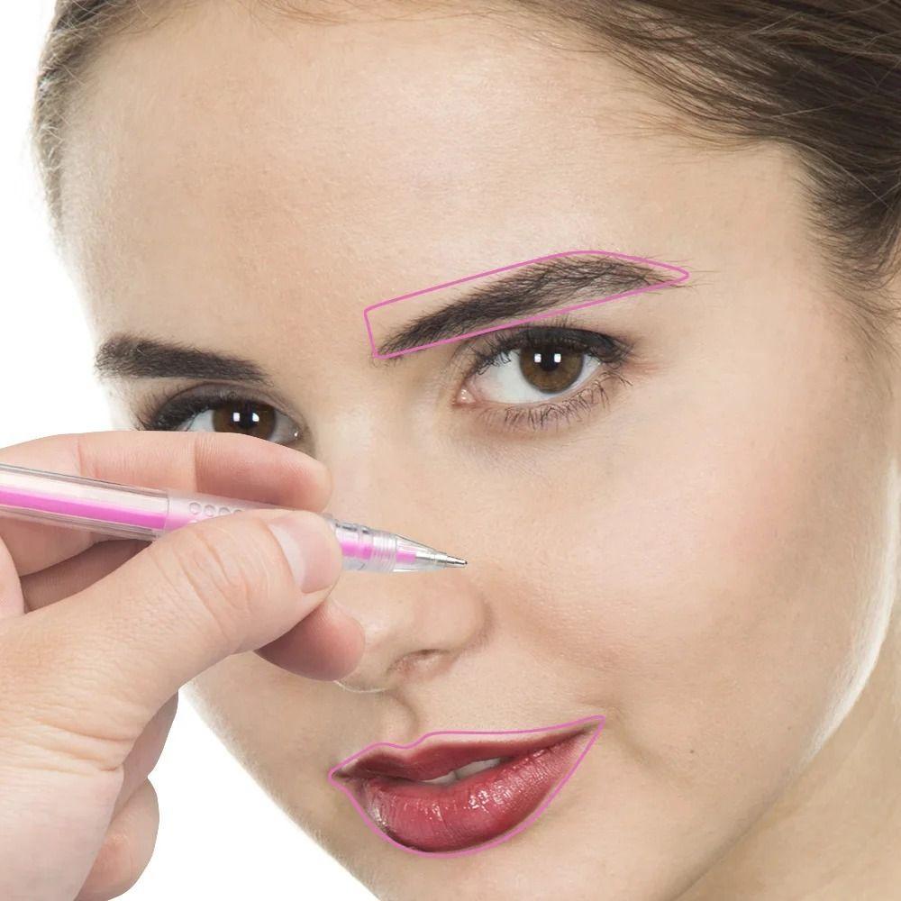 Водонепроницаемый инструмент для маркировки позиционирования, картографирование губ, писец, флуоресцентный маркер для женщин