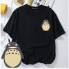 Unisex Anime Totoro Printed Graphic Short Sleeves T-Shirt Fashion Oversize Couple Tee Summer Sport T Shirt