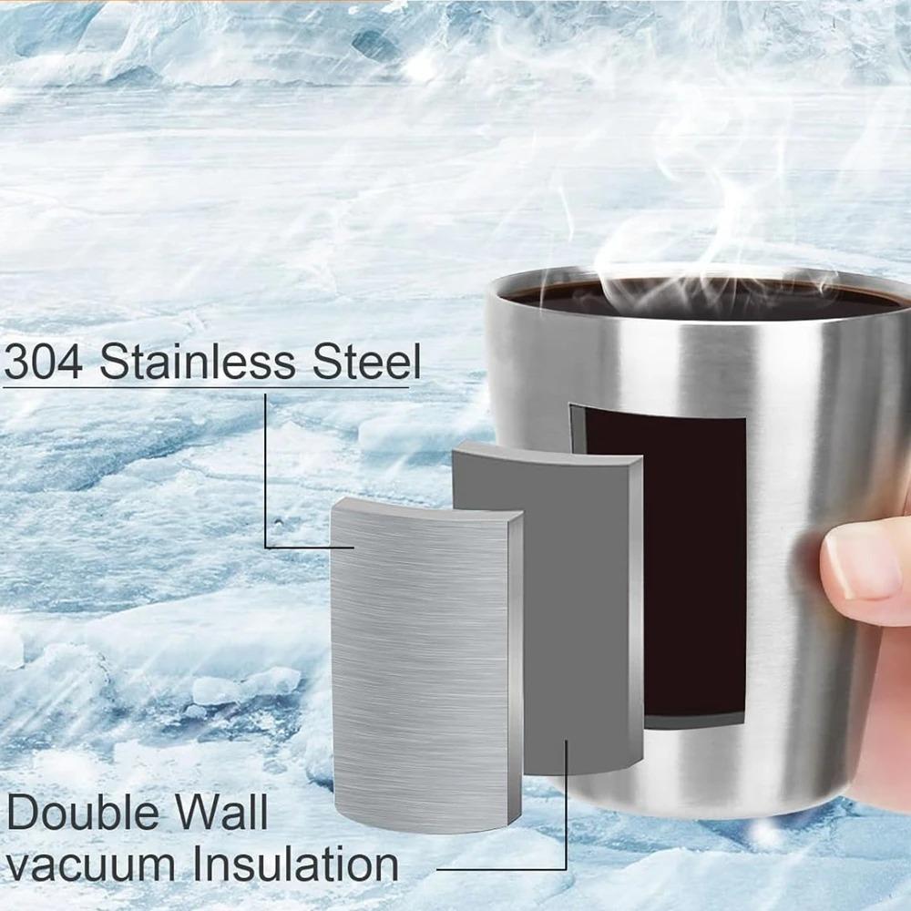 Travel Mugs Metal Cups Drink-ware Camping Cups Gifts Stainless Steel 304 Cup
