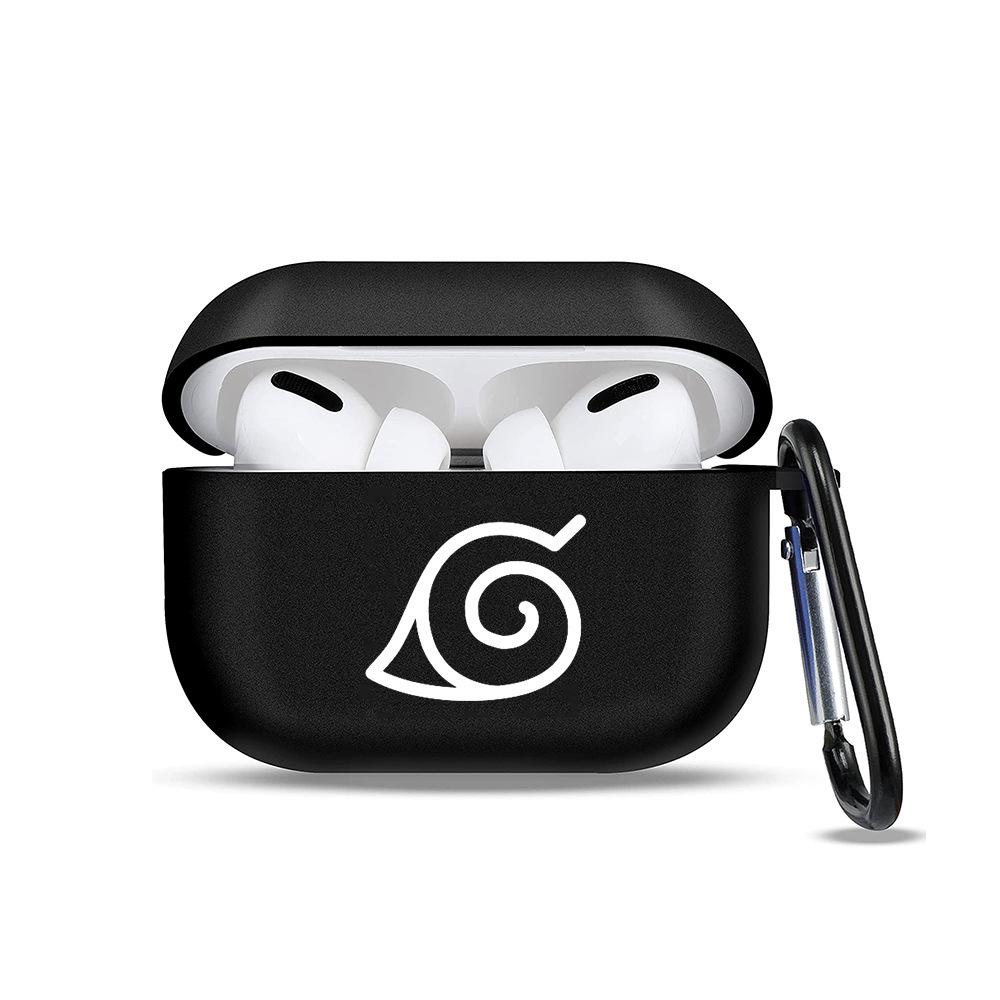Чехол для наушников Naruto для Apple Airpods 1 2 3 Pro 2 Мягкий аниме-чехол для защиты Bluetooth-наушников Air Pods Pro