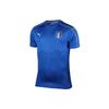 Stripe Logo Embroidered Short Sleeve Football Jersey Player Version 16-17 Season Italy National Team Home Men Tops Blue 748933-01