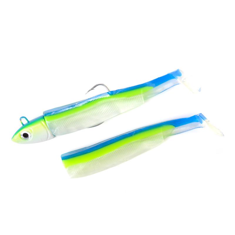 Ftk Minnow Head Jig Black Fishing Lure Soft Pike Lure 5g12g 25g Bass Fishing Shad Soft Lure Boat Seabass Code Lure For Zander