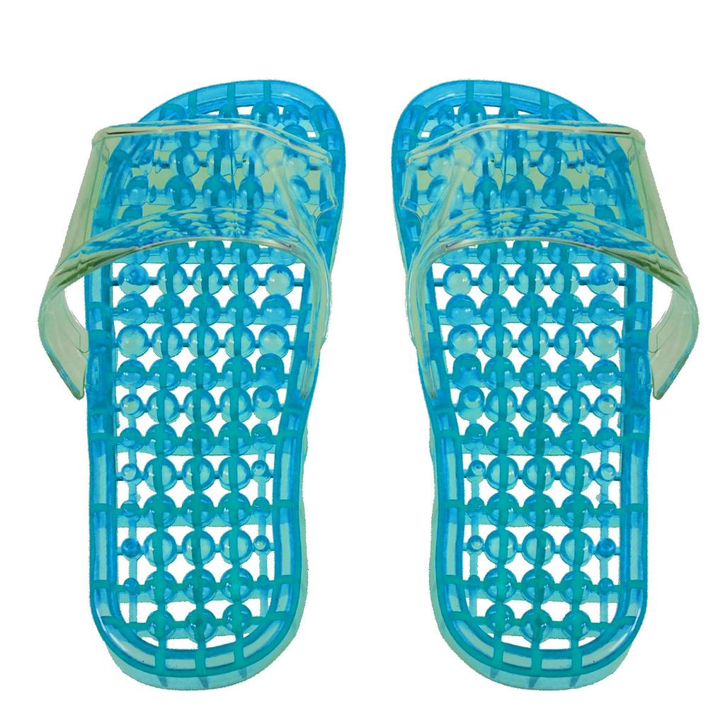 Silicone Massage Slippers for the Beach, Shower, Pool, Sauna Wellamart, Size XL (Art. 5919-3)