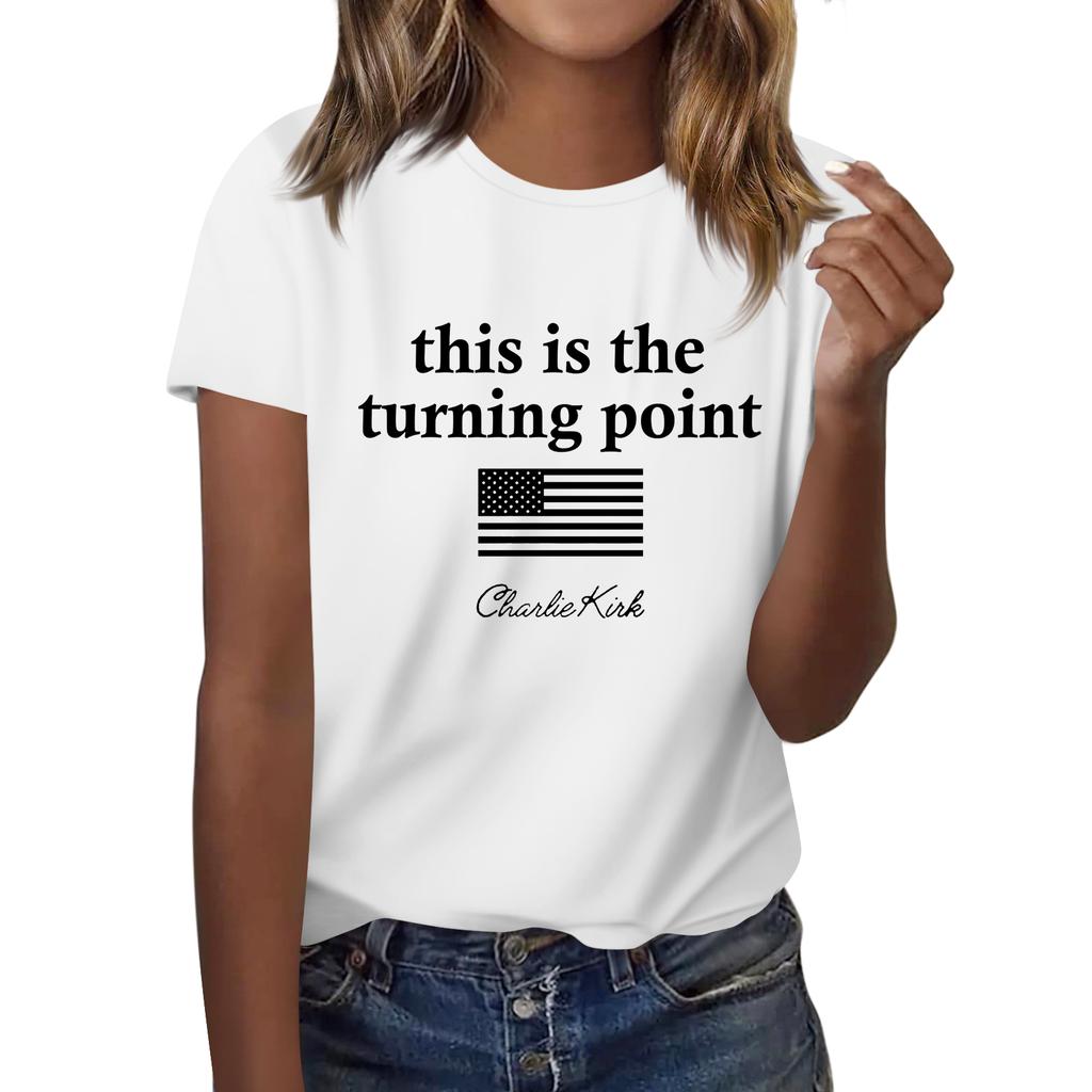 Fashionable Round Neck Short Sleeve Work Clothes Printed Tops For Mens Summer Tops