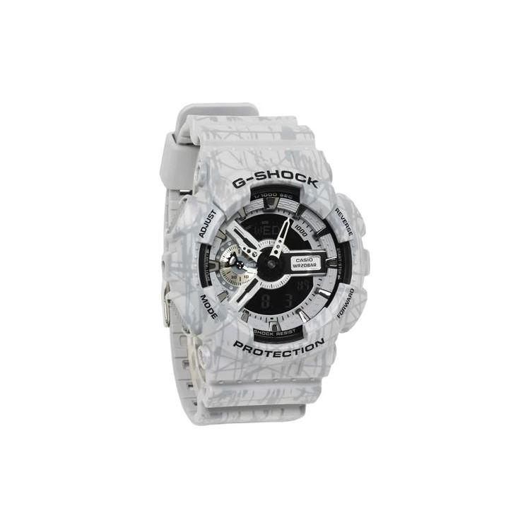 Casio Мужские часы с двойным дисплеем (жидкокристаллический/аналоговый) Серия Черные Часы GA-110SL-8 GA-110SL-8