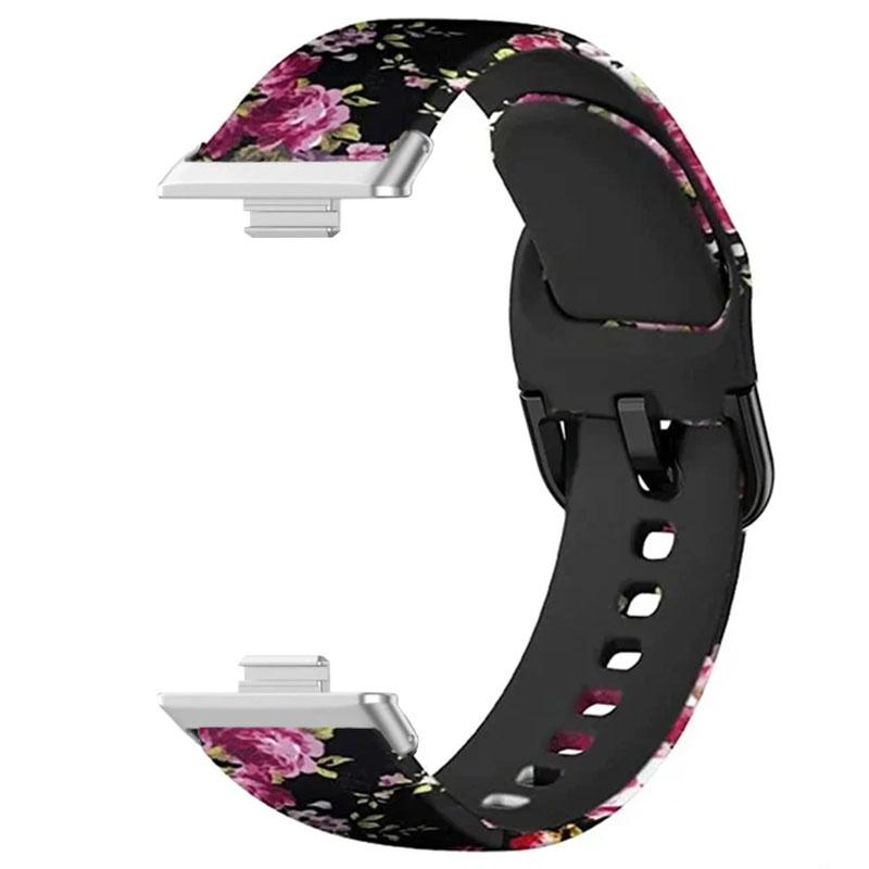 Печать резинового ремешка для Huawei Watch Fit 3 Сменный ремешок для умных часов Браслет Correa Huawei watch fit3 watc band