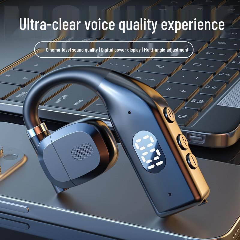 Беспроводные полноразмерные наушники Bluetooth с вращающимся цифровым дисплеем и большой батареей, совместимы с Apple, OPPO, Xiaomi, Vivo и Huawei