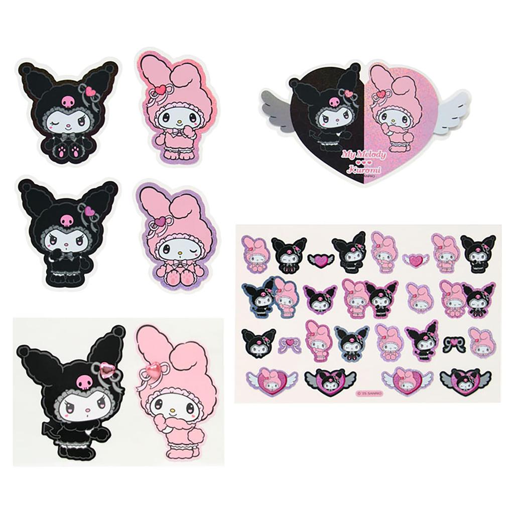 Набор наклеек Sanrio Саломи Моя Мелоди Куроми Акриловая смола Рекомендуемый возраст 3 года и старше 415171 (Спокойный Кролик) & Бумага, ПВХ,
