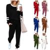 Women's Two Piece Jogger Outfits Sweatsuit Set Long Sleeve Pullover Top Sweatshirts Long Pants Tracksuit