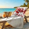 Manchester Customized Name Beach Towel Super Soft Microfiber Quickdry Fabric