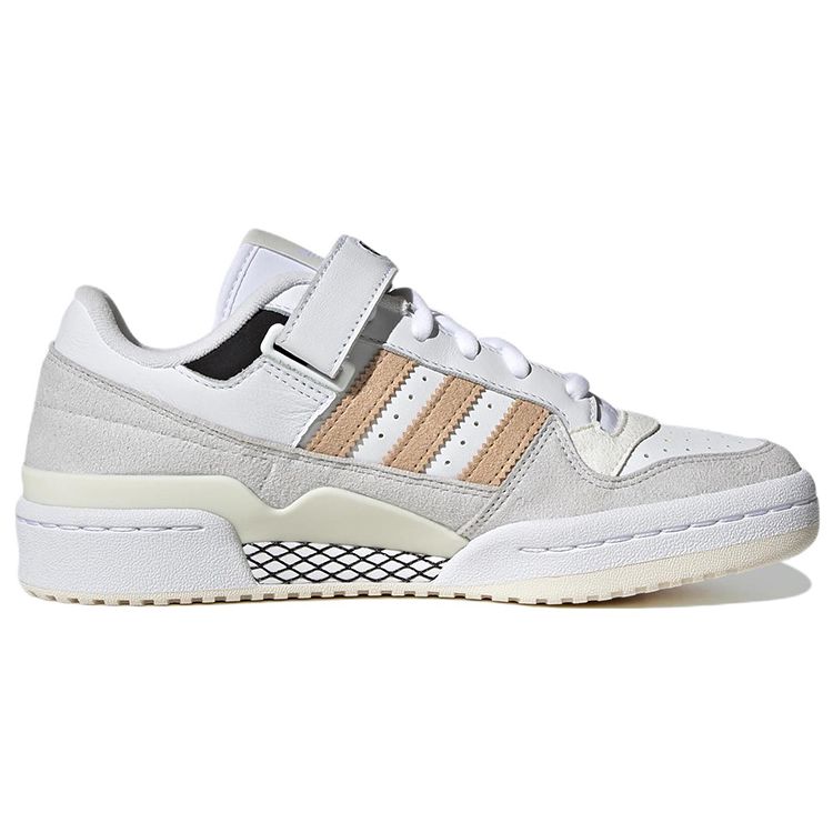 adidas Forum Low White Magic Beige Женские кроссовки Cloud-White Core-Black GW7107