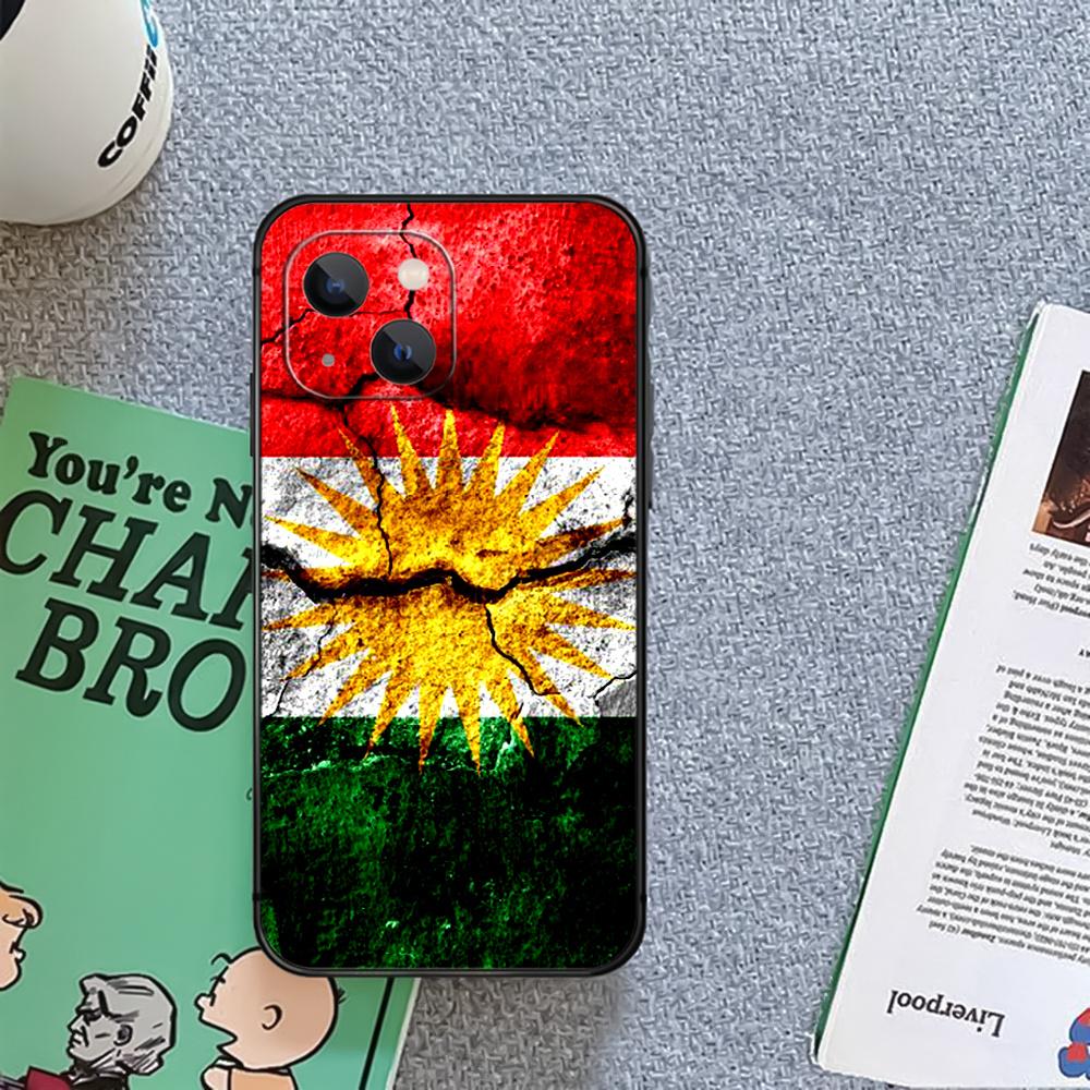 Чехол для телефона с курдским флагом Курдистана для iPhone Xiaomi Mi Samsung Galaxy Redmi Note AS 11 12 13 14 15 22 23 24 5G Pro Plus Max Fe Ultra