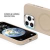 MUTURAL для iPhone 16 Pro Max Магнитный чехол совместим с жидкой силиконовой задней крышкой MagSafe
