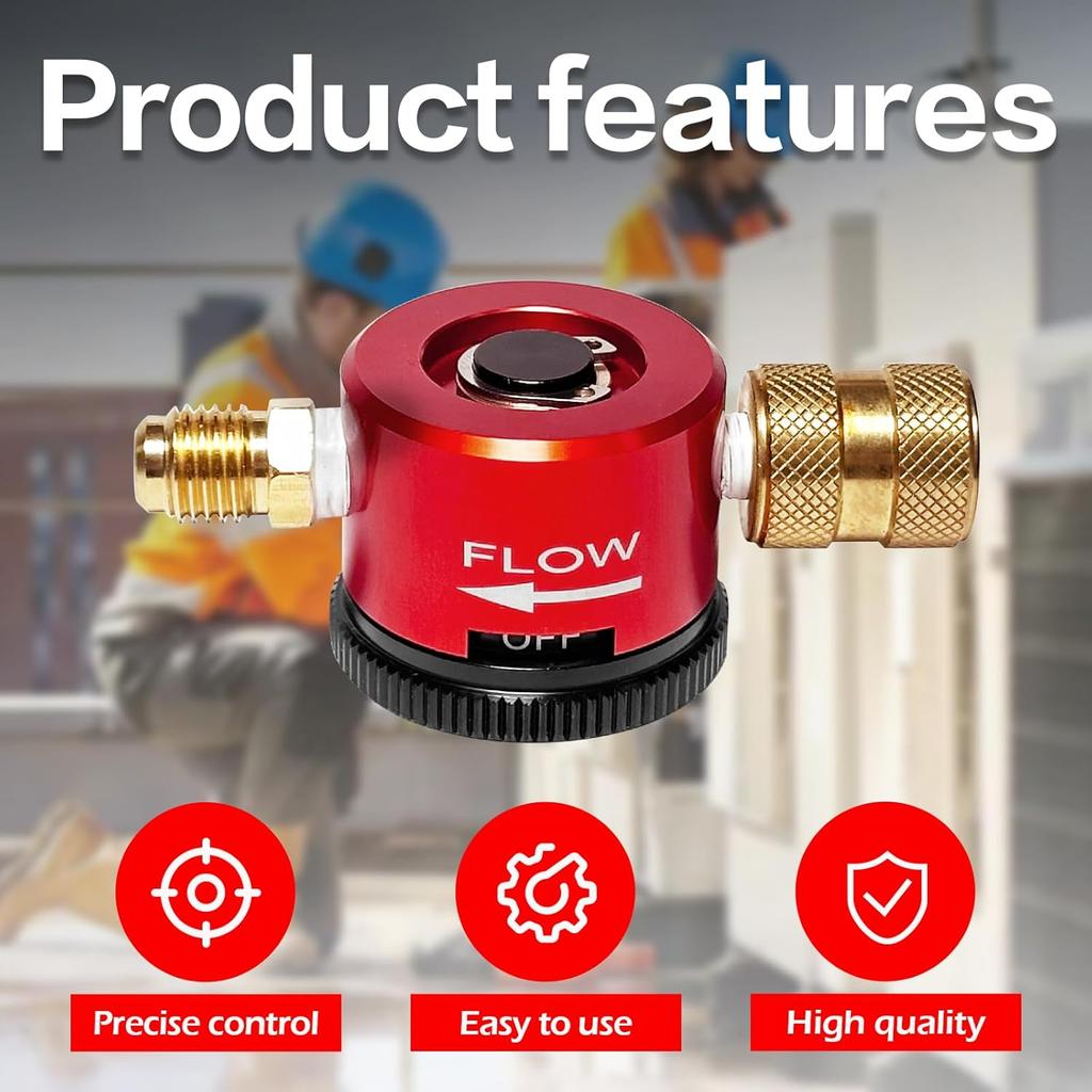 Регулятор азота HVAC, Инструмент для продувки азотом, Разъем 1/4 дюйма, Регулятор азотного газа, Инструмент для пайки, для кондиционирования воздуха