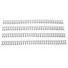 100Pcs Double   Wire Binding Spine 60 Sheet Capacity 3:1 Pitch 34   9.5mm Diameter Set Kit for   Paper