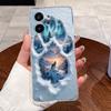 Для Realme GT6 Прозрачный чехол Для Realme GT Neo 6 Neo6 SE 6T 4G 5G Милый кролик Силиконовый прозрачный чехол для телефона Мягкая задняя крышка из ТПУ