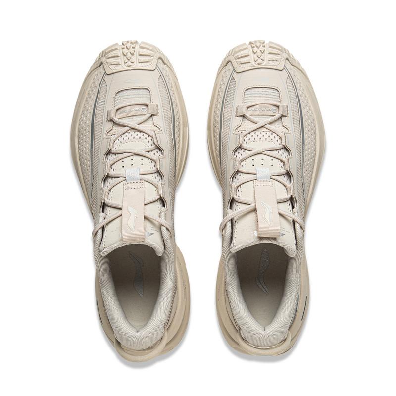 Li Ning Outdoor CF Tracing, Xingchuan TPU Низкие походные ботинки Унисекс Гравийный Белый Серый AHTU023-17