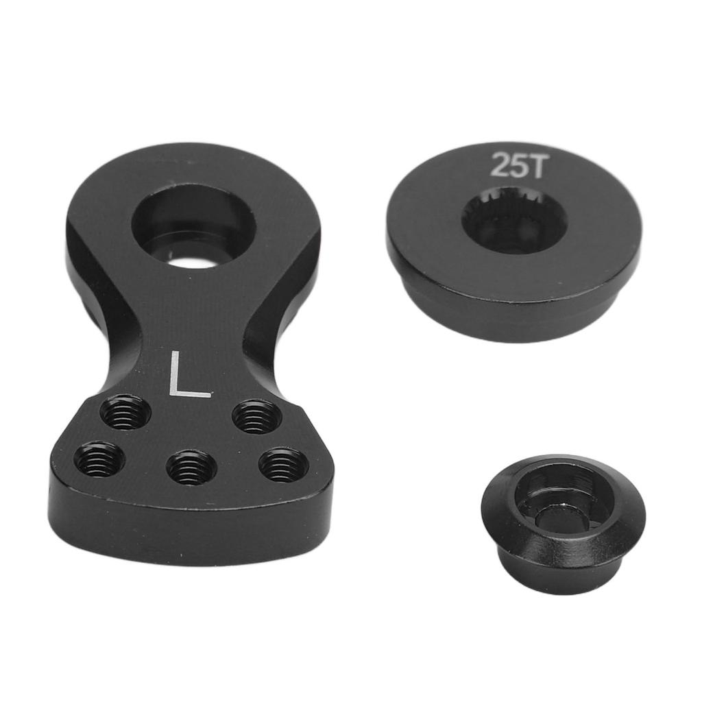 RC 25T Servo Saver Adjustable Force Aluminum Alloy L Servo Arm for 110 Remote Control Vehicle