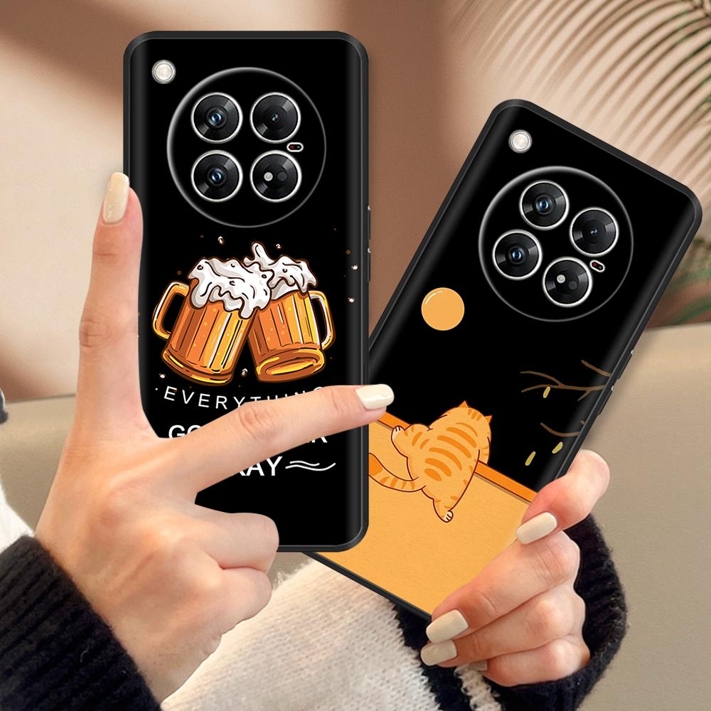 Для чехла OPPO Find X8 Pro Милая простая задняя крышка для Oppo FindX8 Find X8 Pro Противоударные чехлы Мягкие жидкие силиконовые чехлы для телефона