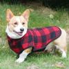 Chongtapet Pet Dog Vest Teddy Corgi Plaid Clothes Winter Warm Universal Dog Jacket