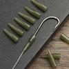 Rubber Anti Tangle Sleeve Tail Rubber Cone Fishing Accessories Connect with Fishing Hook Micro Carp