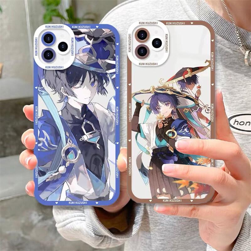 Чехол для телефона Genshin Impact для Samsung S25 S24 S20 S21 S22 S23 Plus Ultra S20 S21 S23 FE A16 Странник Невлетт Фурина