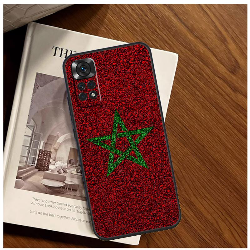 Чехол с флагом Марокко для Xiaomi Redmi Note 14 9 10 11 12 13 15 Pro Plus Чехол для Redmi 15 C 14C 12C 10C 13C