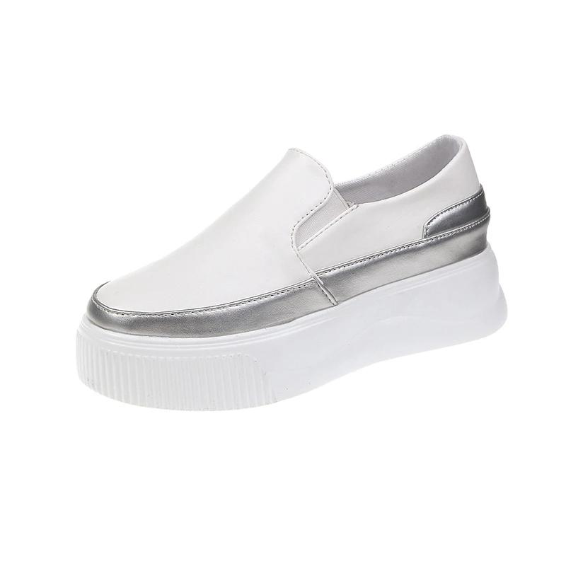 Женские неглубокие слипоны, повседневная летняя легкая обувь, кроссовки на платформе для женщин, модные женские балетки, женская обувь для ходьбы