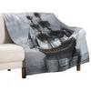Sinking Ship Movie Pattern digital-printed polyester Bedroom velvet flannel cover blanket Fleece soft cover blankets for beds